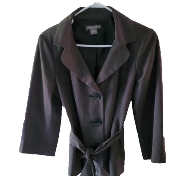 Ann Taylor Belted Suit Jacket Blazer Size 14 - Picture 3 of 7